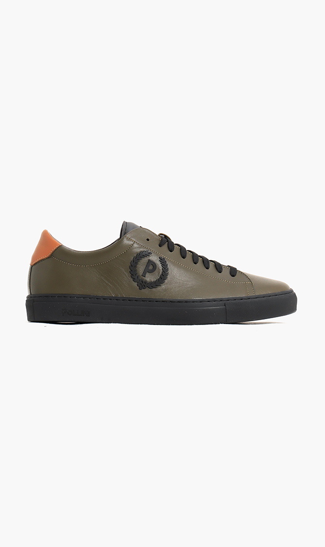 Pollini Serena Leather Sneakers