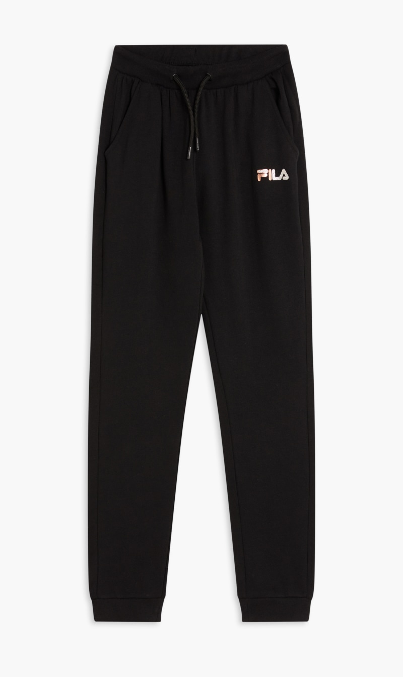 

Cuffed Jogger With Rose Gold Trims, Black