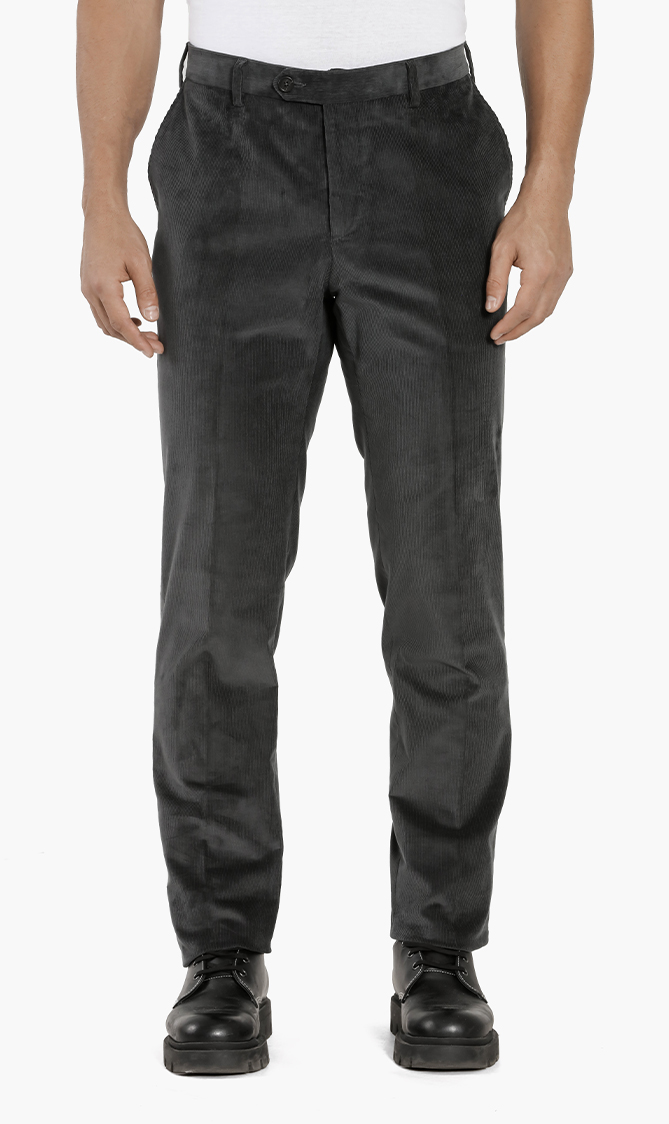 

Plain Stretch Corduroy Pants