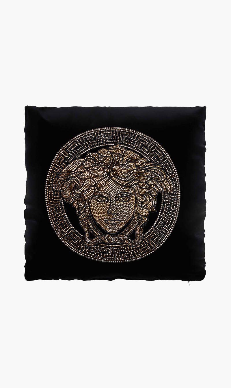 

Versace Others Vsc Studded Medusa Cushion Black | The Deal Outlet