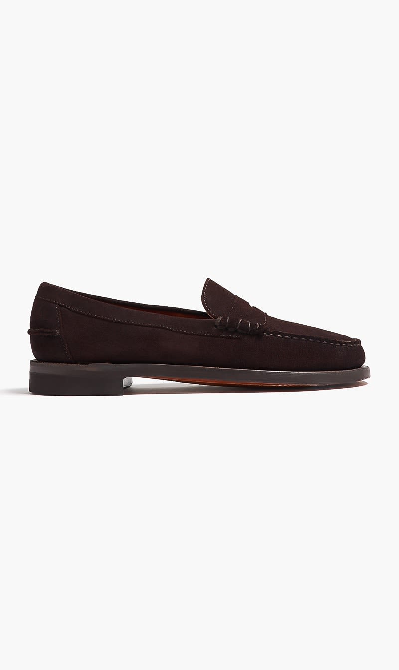 

Sebago Brown Classic Dan Loafers for Men | The Deal Outlet