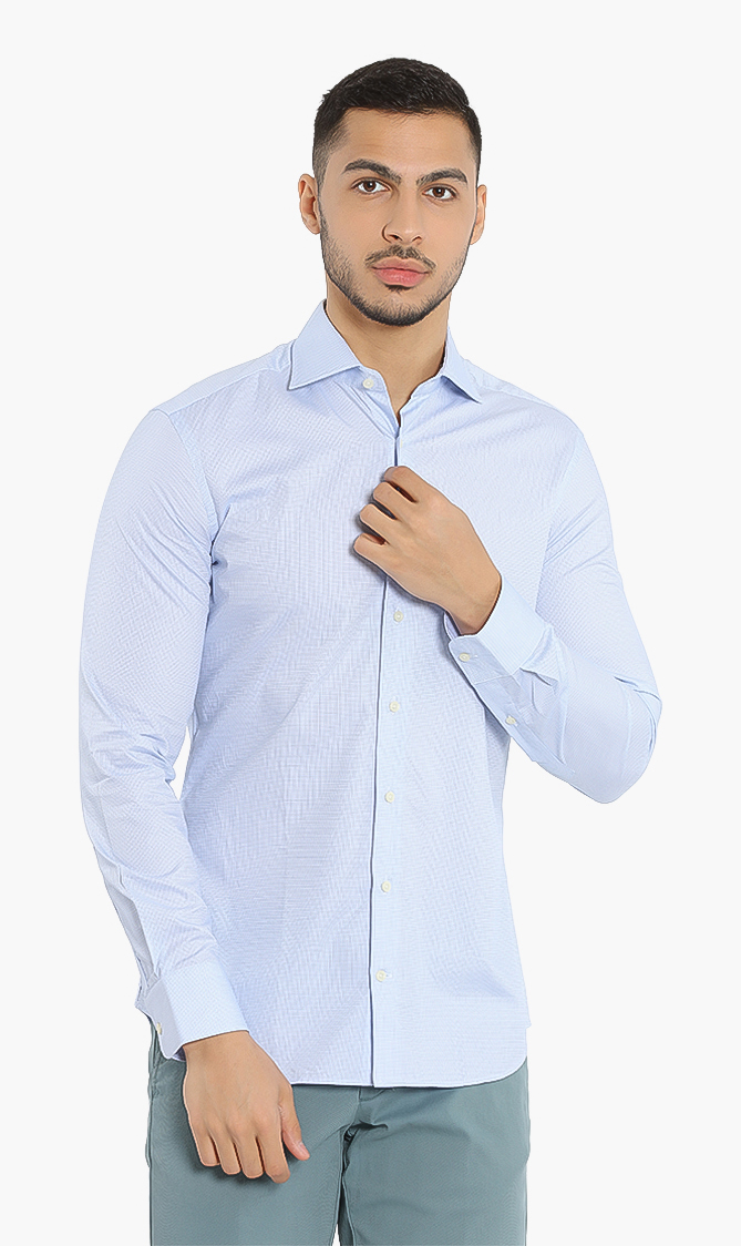 

Hackett London Micro Mini Check Slim Fit Shirt