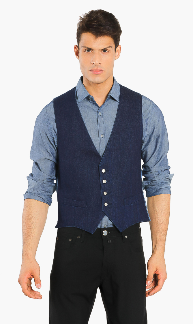 

Jacob Cohen Denim Waistcoat