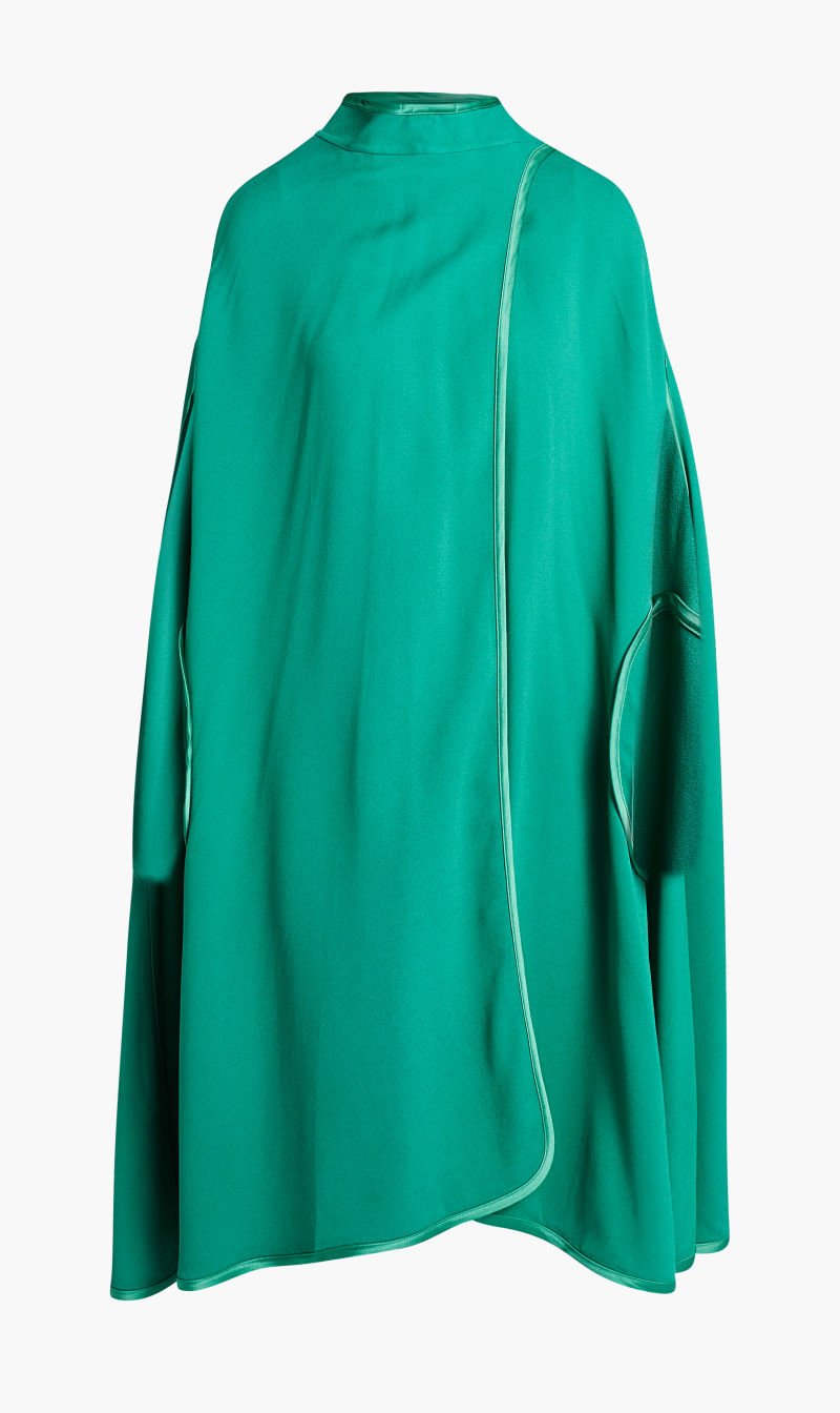 

Stella Mc Cartney Green Ramadan Cape Compact Crepe for Women | The Deal Outlet