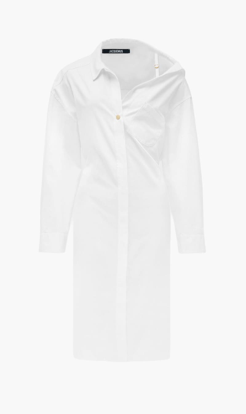 

Jacquemus Beige La Robe Chemise Dress for Women | The Deal Outlet