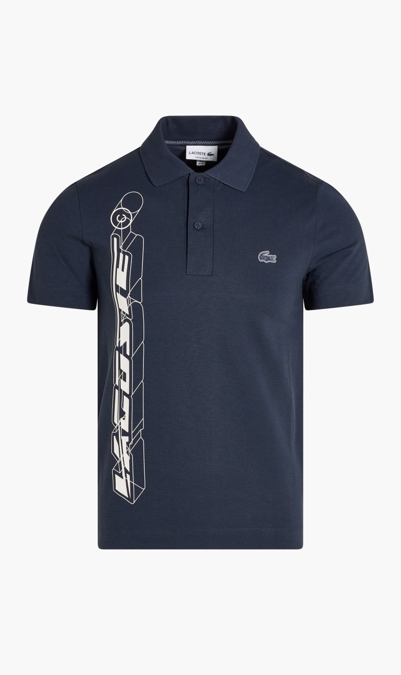 

Lacoste Blue Regular Fit Polo for Men | The Deal Outlet