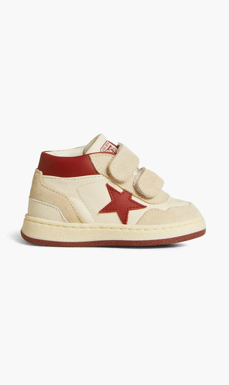 

Golden Goose Deluxe Brand White June Junior Sneakers for Boys | The Deal Outlet
