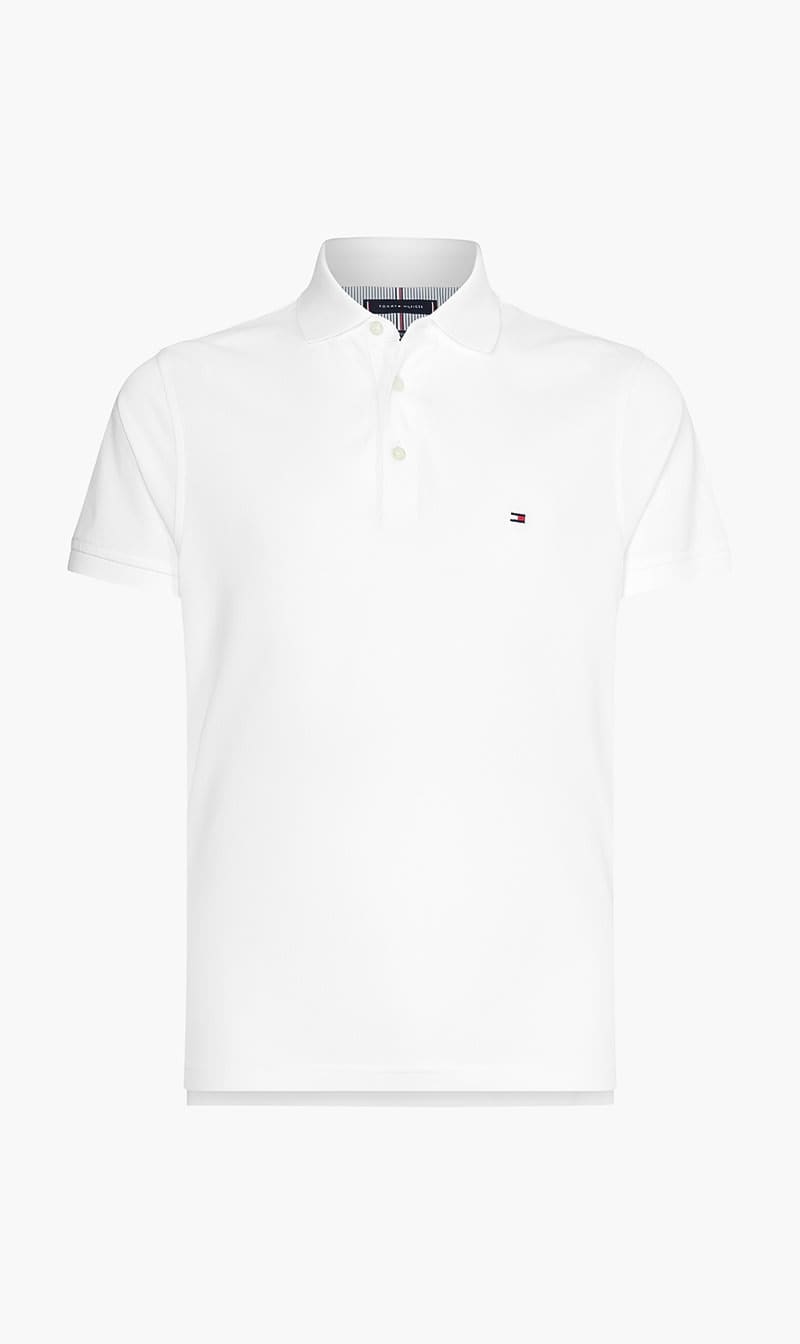 

Tommy Hilfiger White Core 1985 Slim Polo for Men | The Deal Outlet