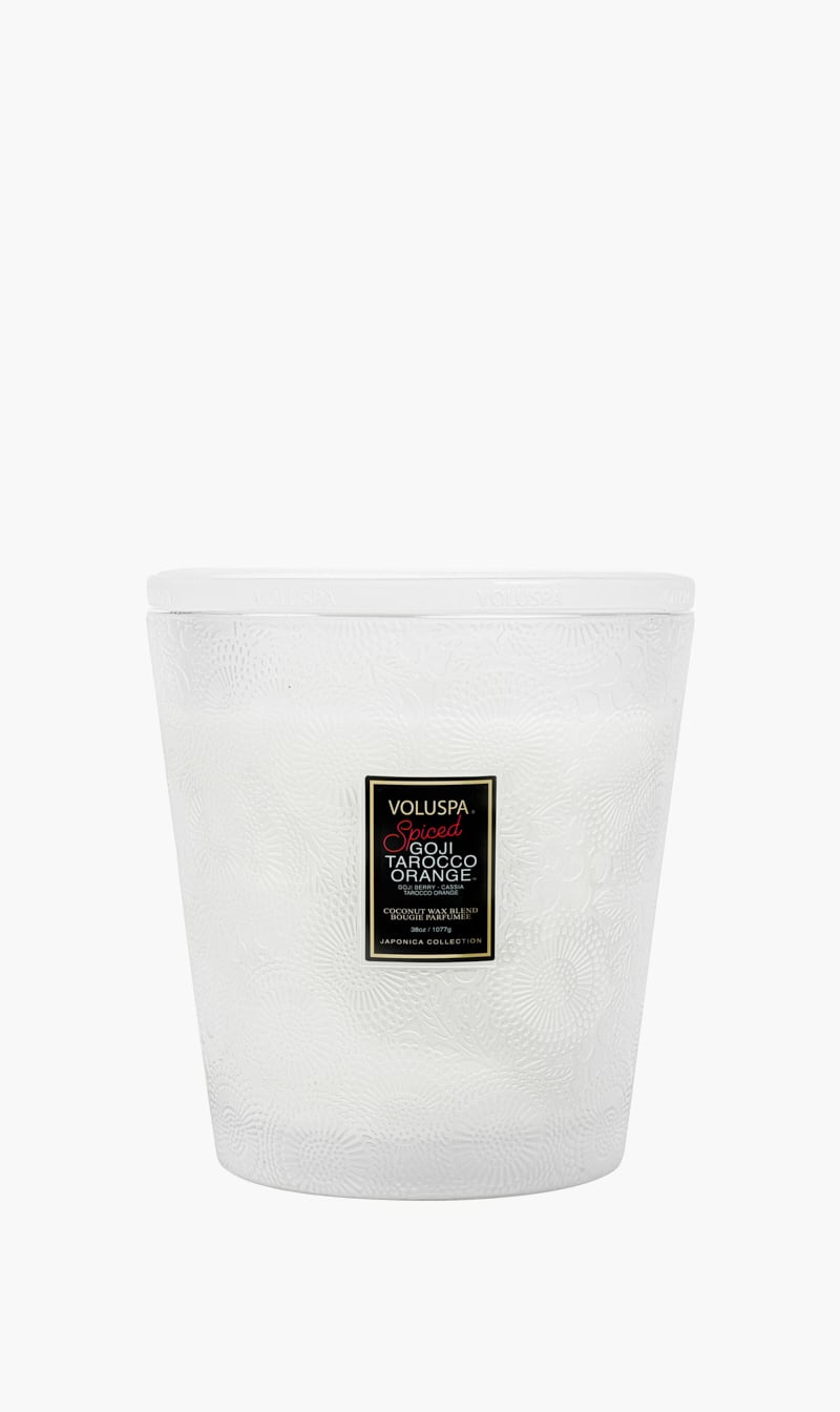 

Spiced Goji Tarocco Orange 5-wick Candle, White