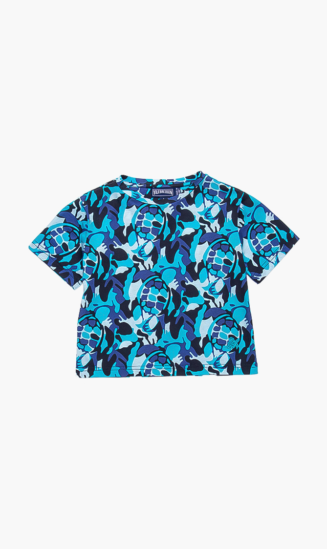 

Vilebrequin Turbine Camouflage Turtle Print T-shirt