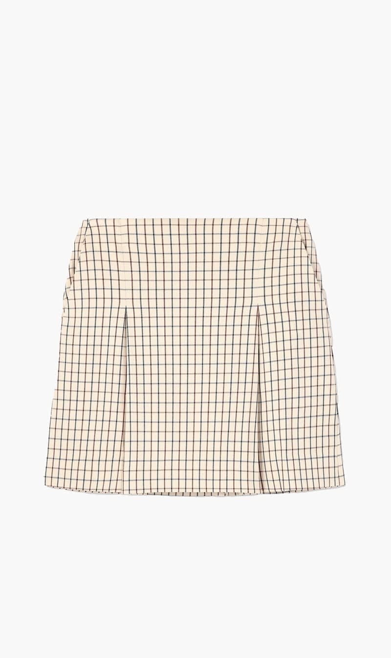 

Tory Burch Beige Pleated Golf Skirt for Women | The Deal Outlet