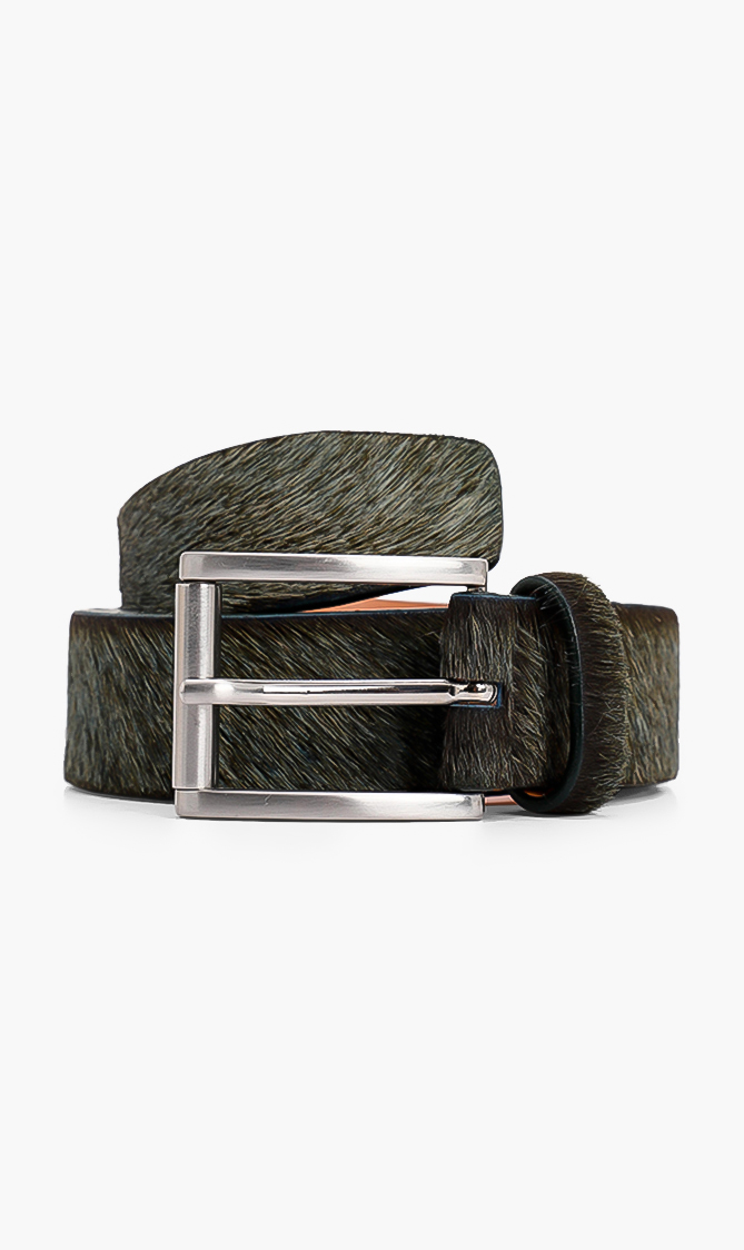 

Jacob Cohen Fur Leather Belt