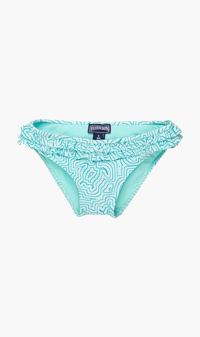 

Gicoly Printed Bikini Bottom, Blue
