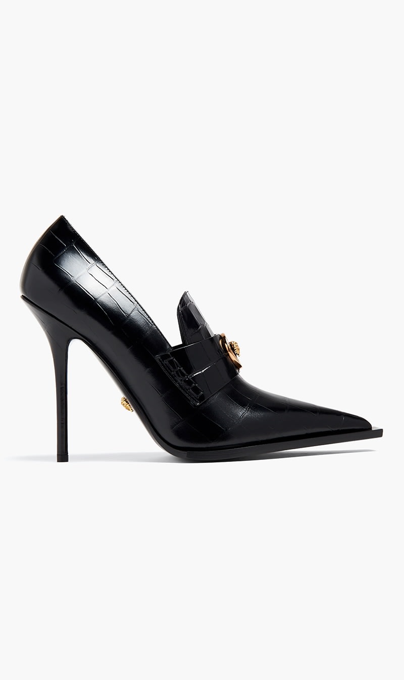 

Versace Black Pump T.110 Calf Leather for Women | The Deal Outlet