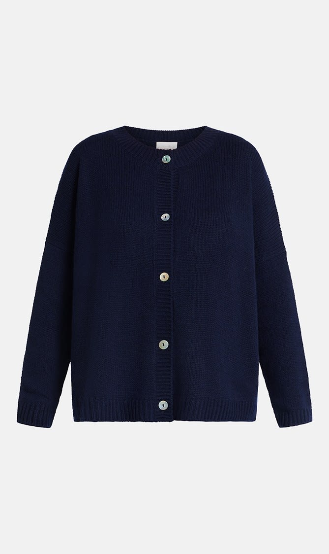 

Douxdimanche Blue Cardigan for Women | The Deal Outlet