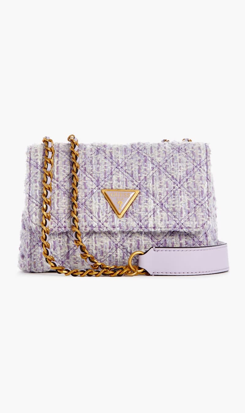 

Guess Purple Giully Mini 2 Comp Cnvrtbl Flp for Women | The Deal Outlet