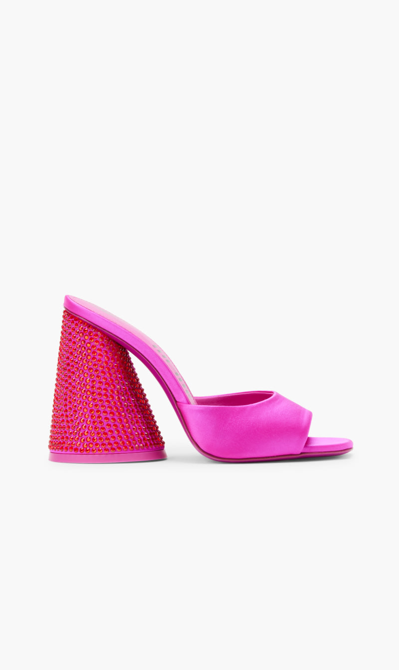 

Attico Pink Luz Mule Sandals for Women | The Deal Outlet