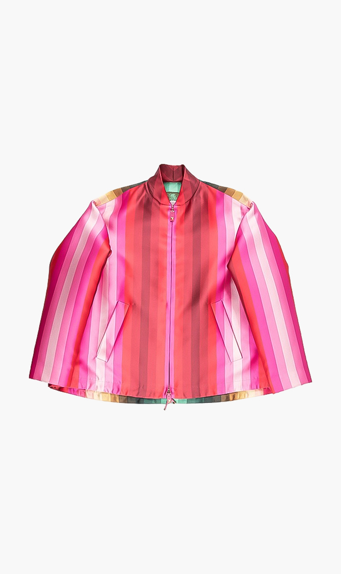 

Valentino Striped Scuba Jacket