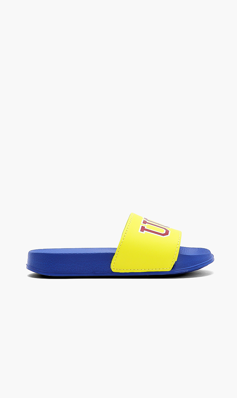 

United Colors Of Benetton Blue Mack College Slides | The Deal Outlet