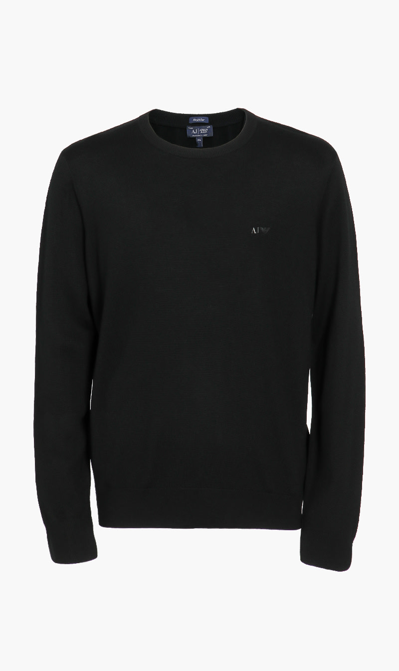 

Emporio Armani Crew Neck Plain Jumper