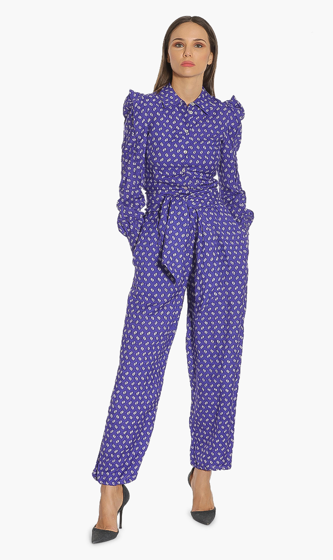 

Kenzo Front Knot Belt Trouser