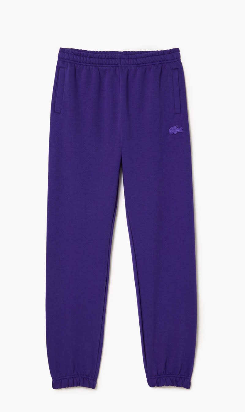 

Lacoste Purple Cotton Jogger Track Pants for Women | The Deal Outlet
