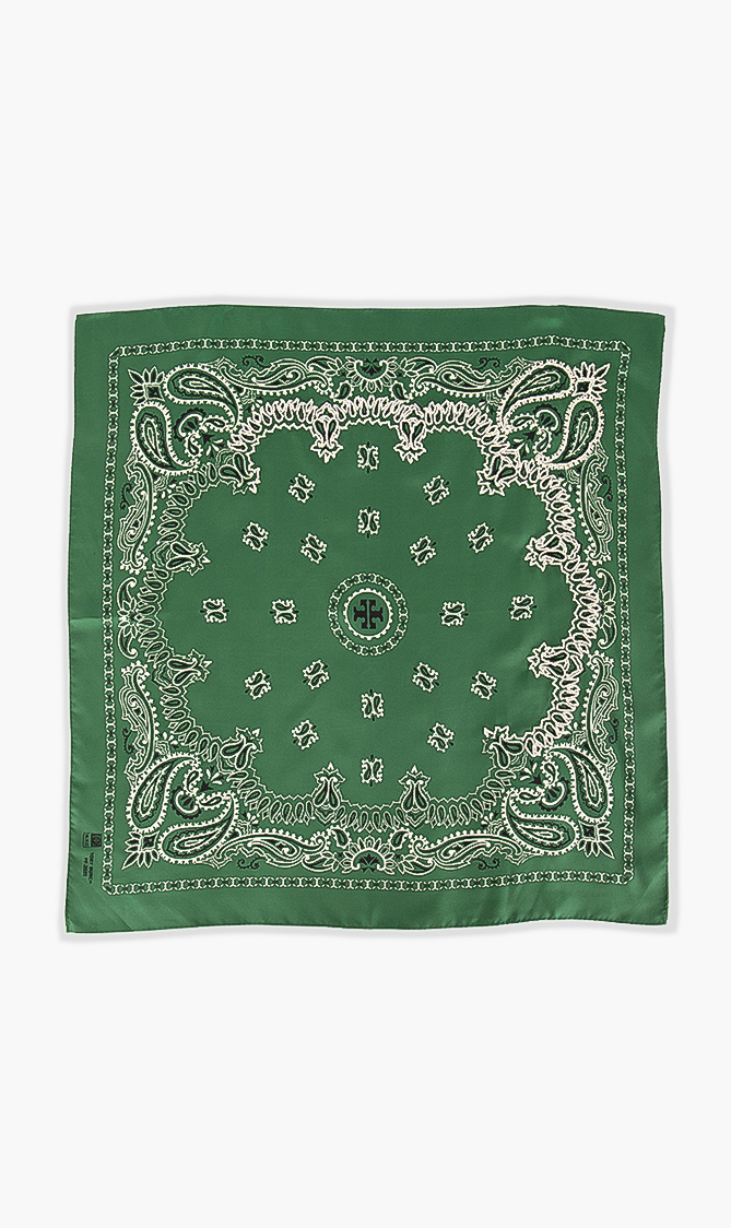 

Tory Burch Embroidered Bandana Neckerchief
