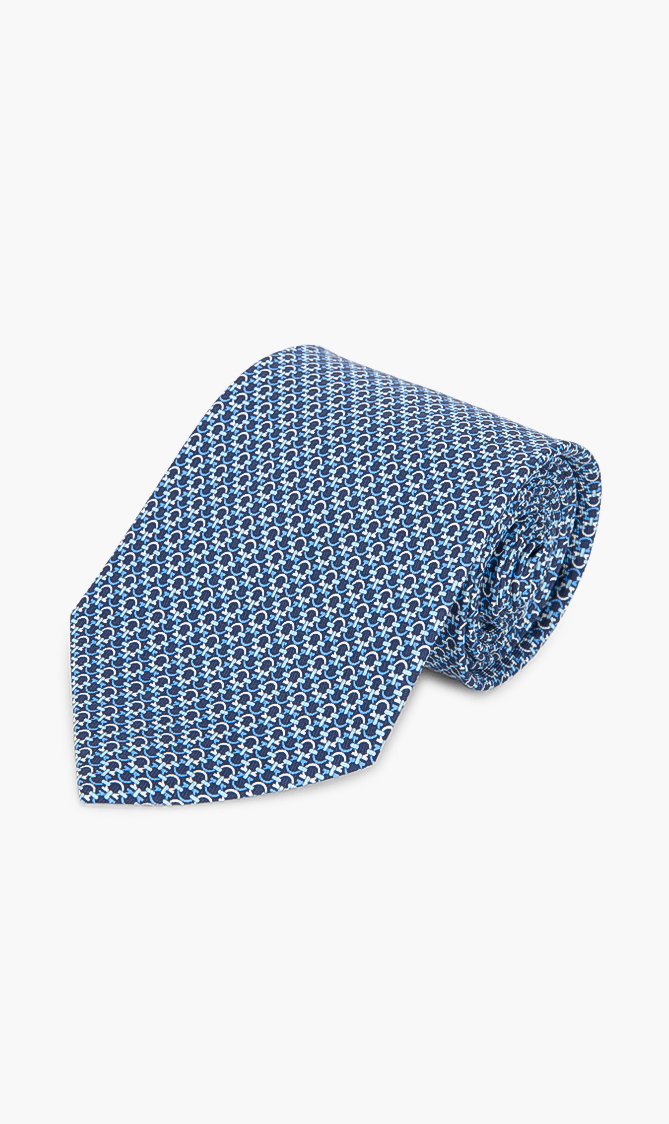 

Salvatore Ferragamo Gancini Patterned Tie