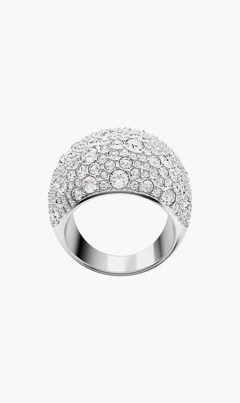 

Swarovski Silver Luna Cocktail Ring for Women | The Deal Outlet