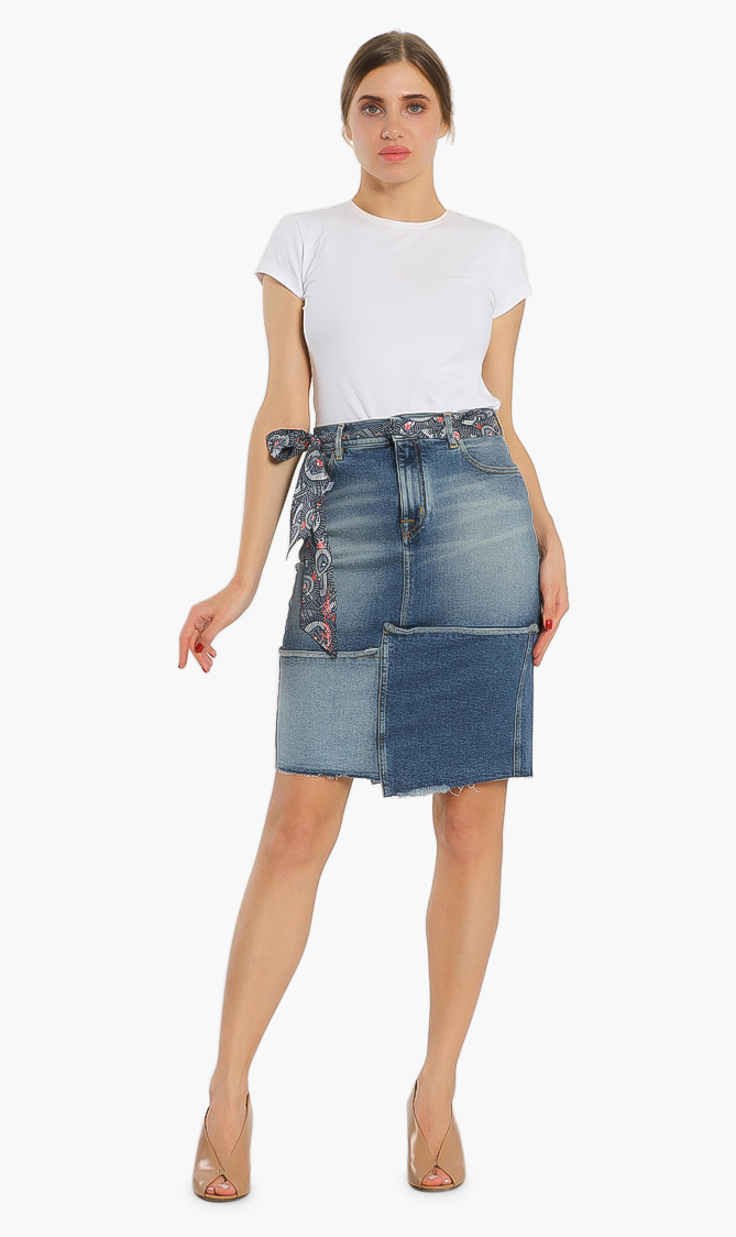 

Ruby Denim Skirt, Blue
