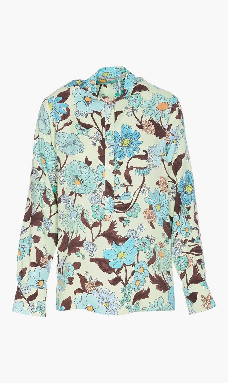 

Stella Mc Cartney Multi-color Garden Print Shirt for Women | The Deal Outlet