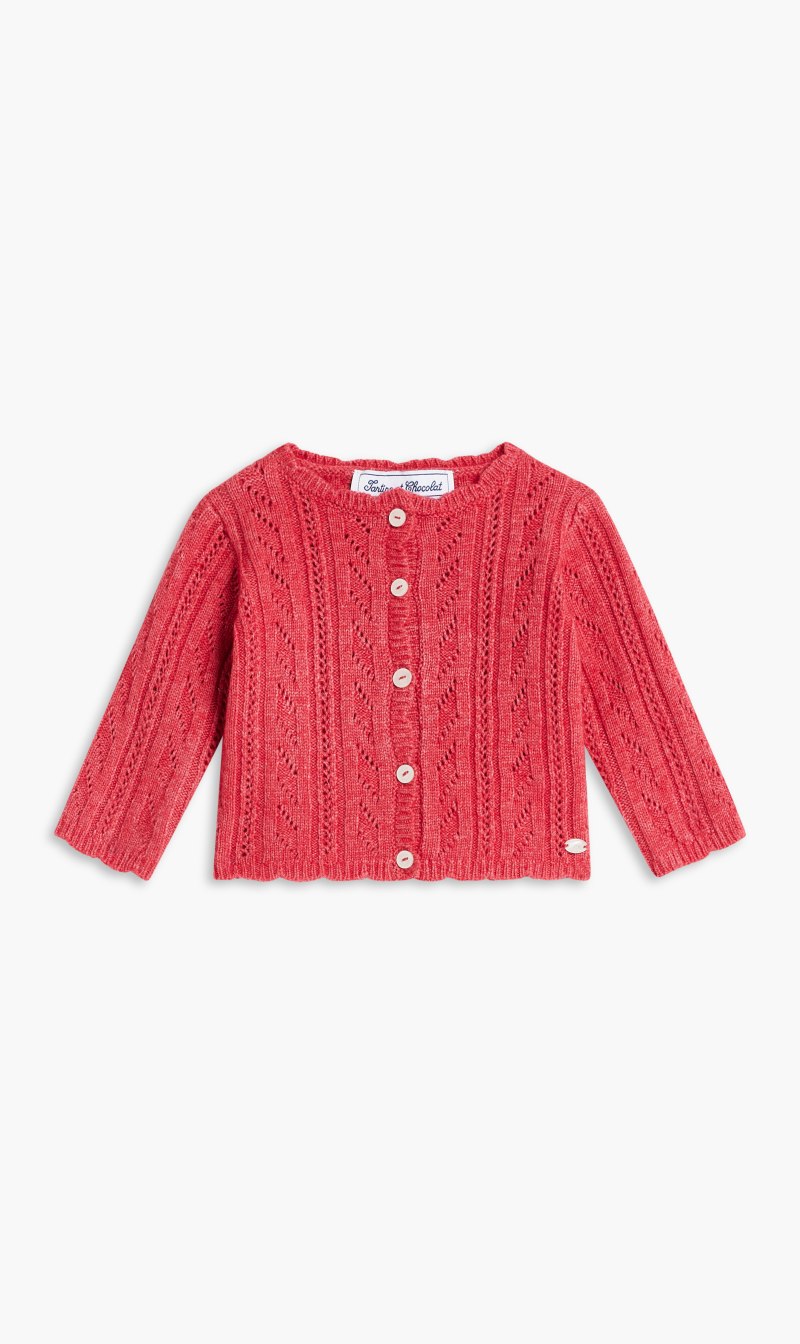 

Tartine Et Chocolat Red Cardigan3 for Kids | The Deal Outlet