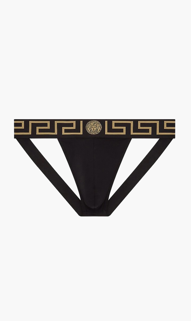 

Greca Border Underwear, Black