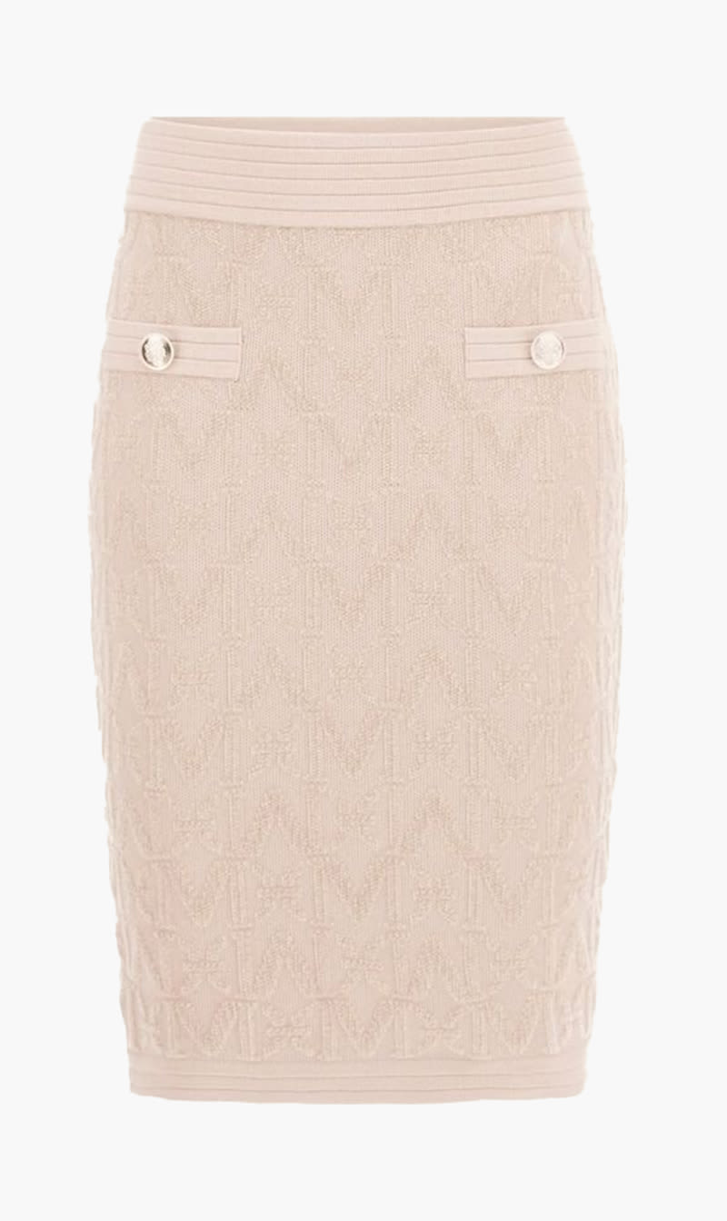 

Guess Beige Penelope Allover M Chenille Sk for Women | The Deal Outlet