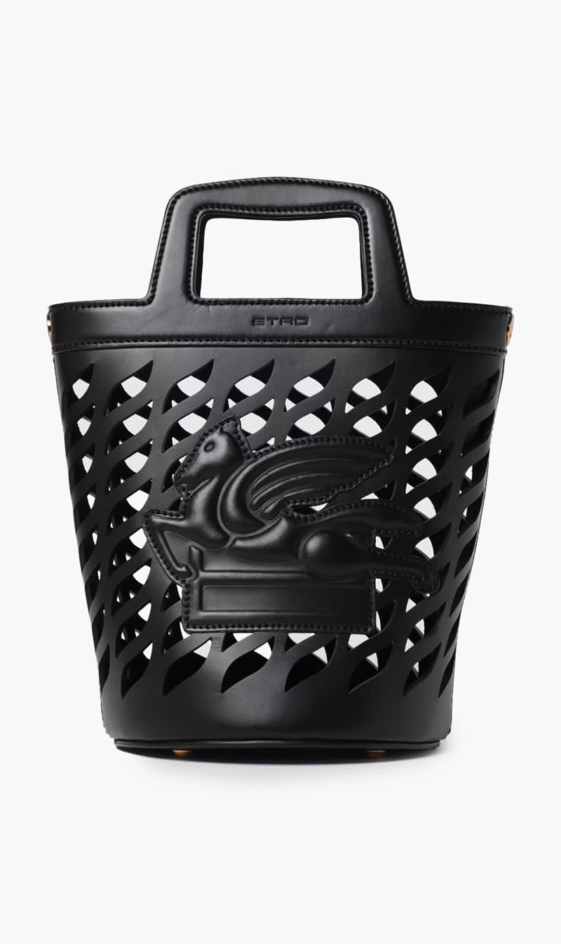 

Etro Black Perforated Leather Bag for Women | The Deal Outlet