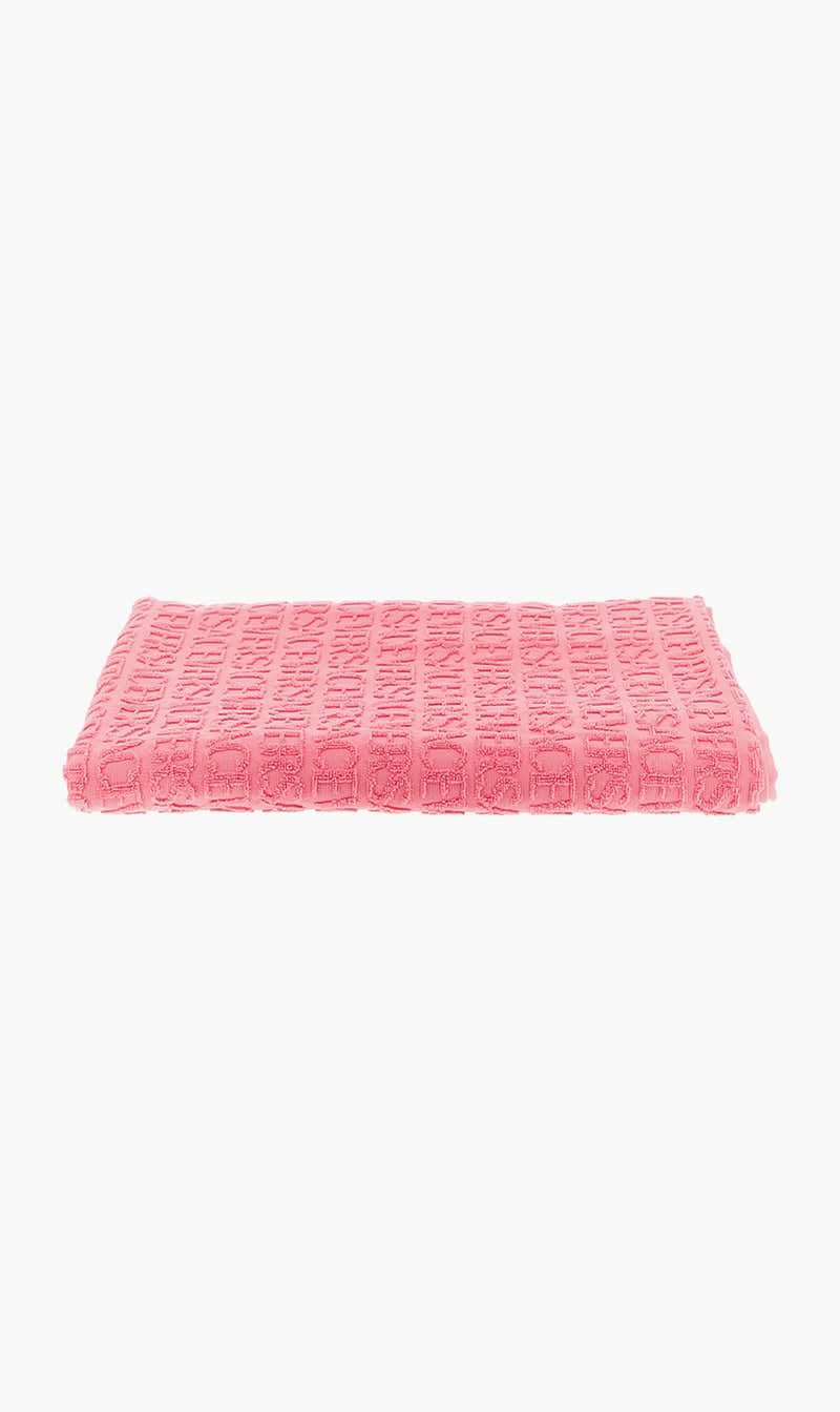 

Versace Others Vsc La Vacanza Bath Towel Pink | The Deal Outlet