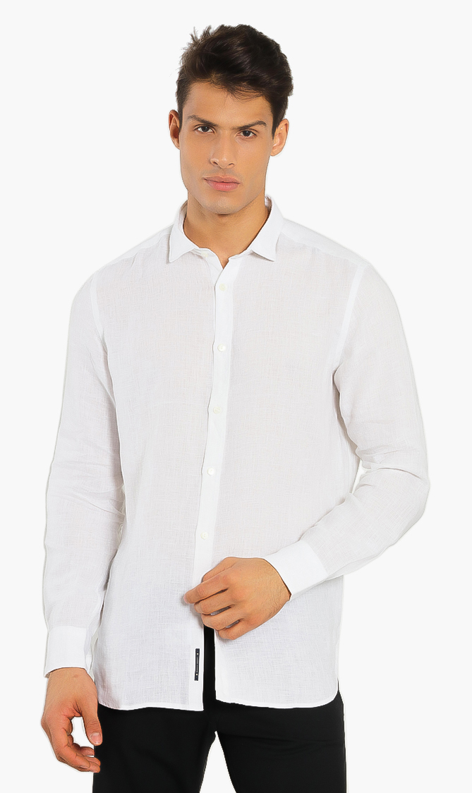 

Long Sleeves Shirt, White