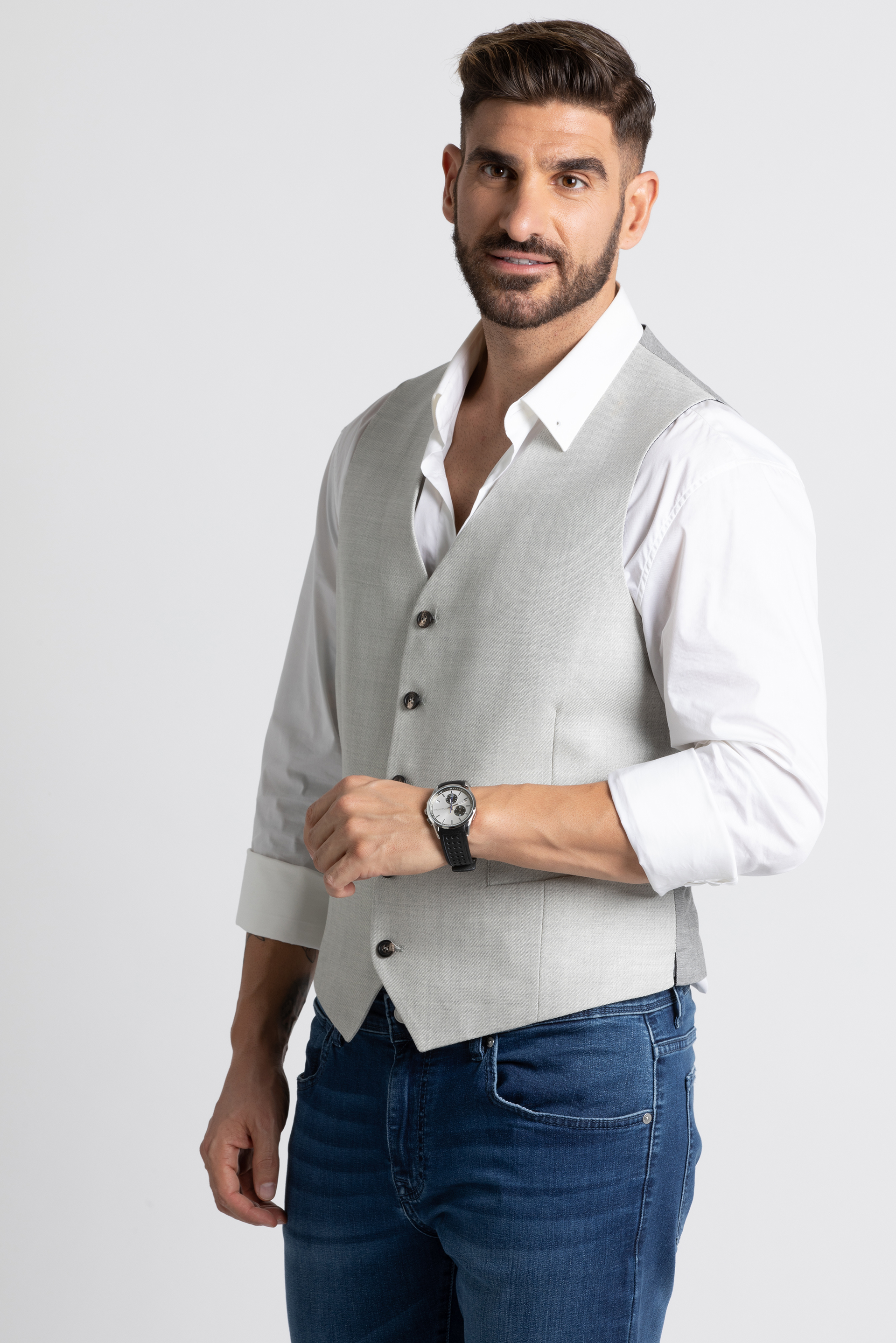 

Hackett London Mayfair Textured Twill Waistcoat