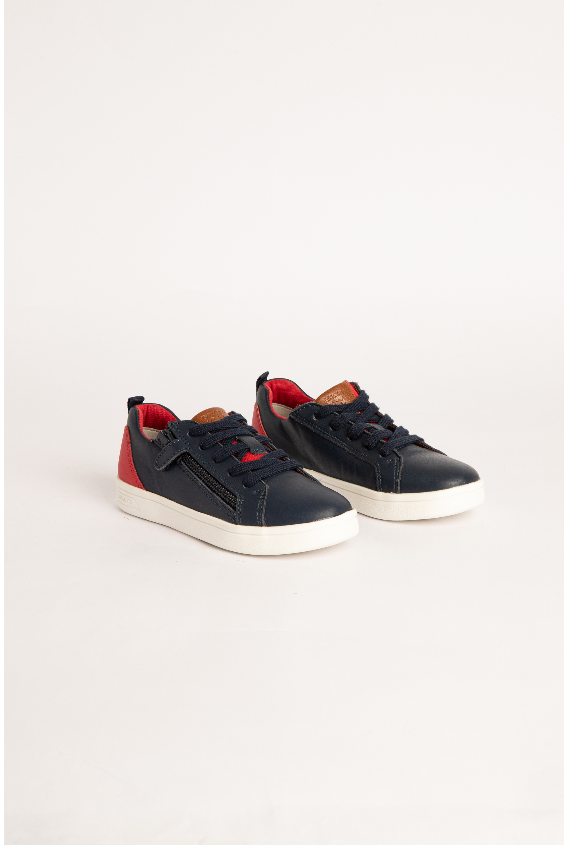 

Geox Djrock Leather Sneakers