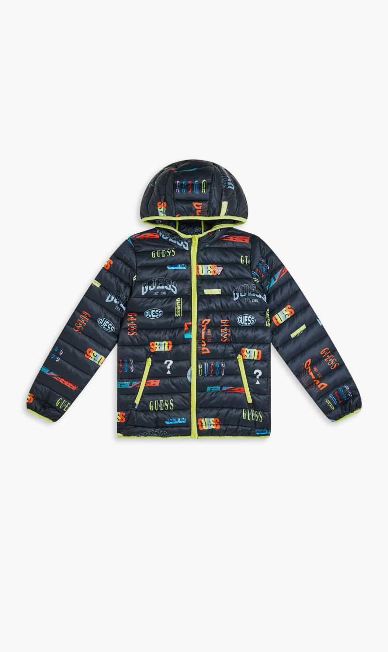 

Guess Green Unisex Padded Ls Jacket | The Deal Outlet
