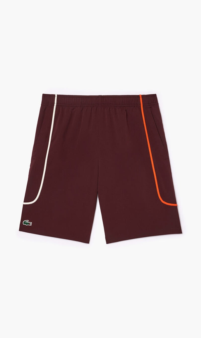 

Lacoste Red Lightweight Unlined Tennis Shorts for Men | The Deal Outlet