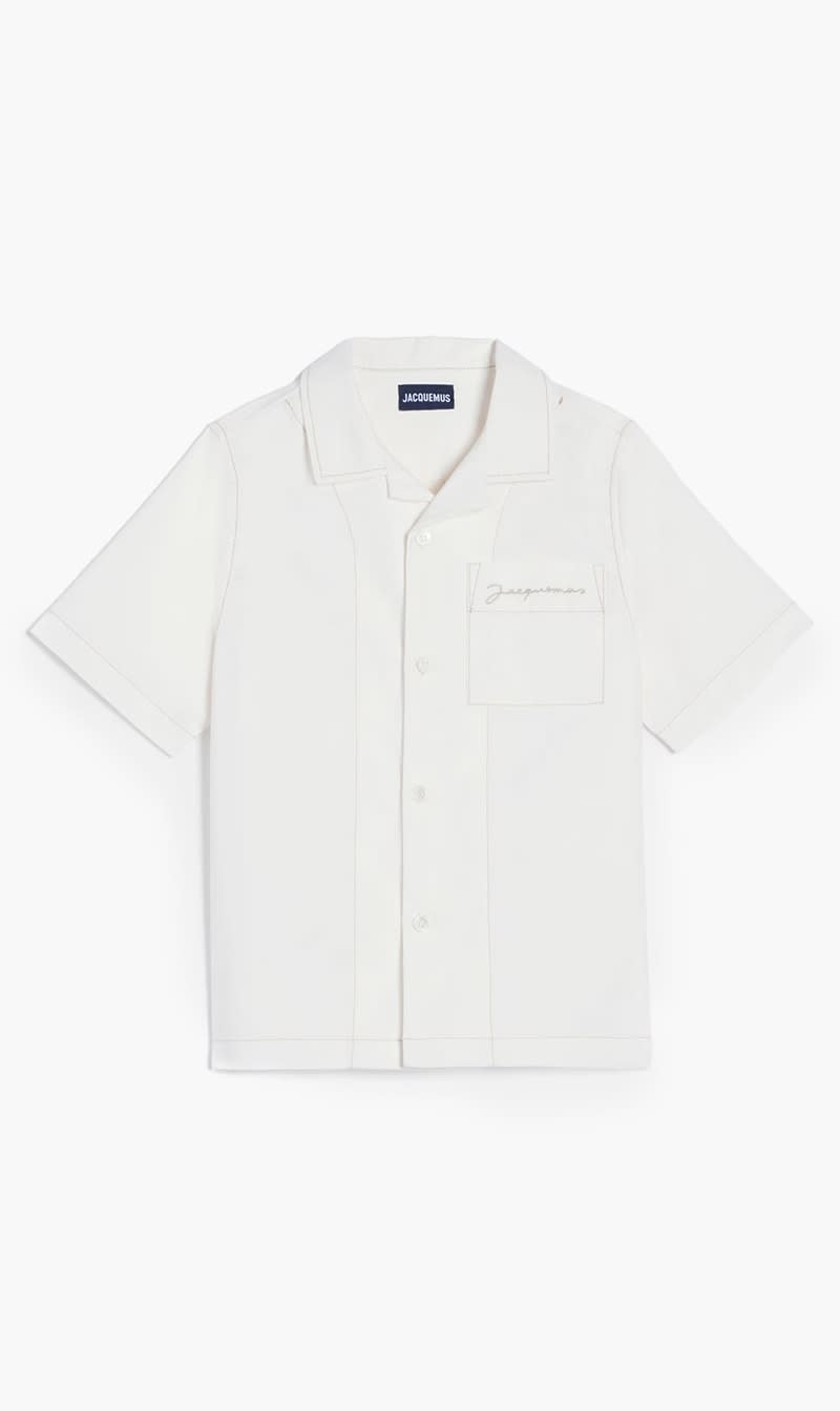 

Jacquemus Beige Jean Kids Shirt for Boys | The Deal Outlet