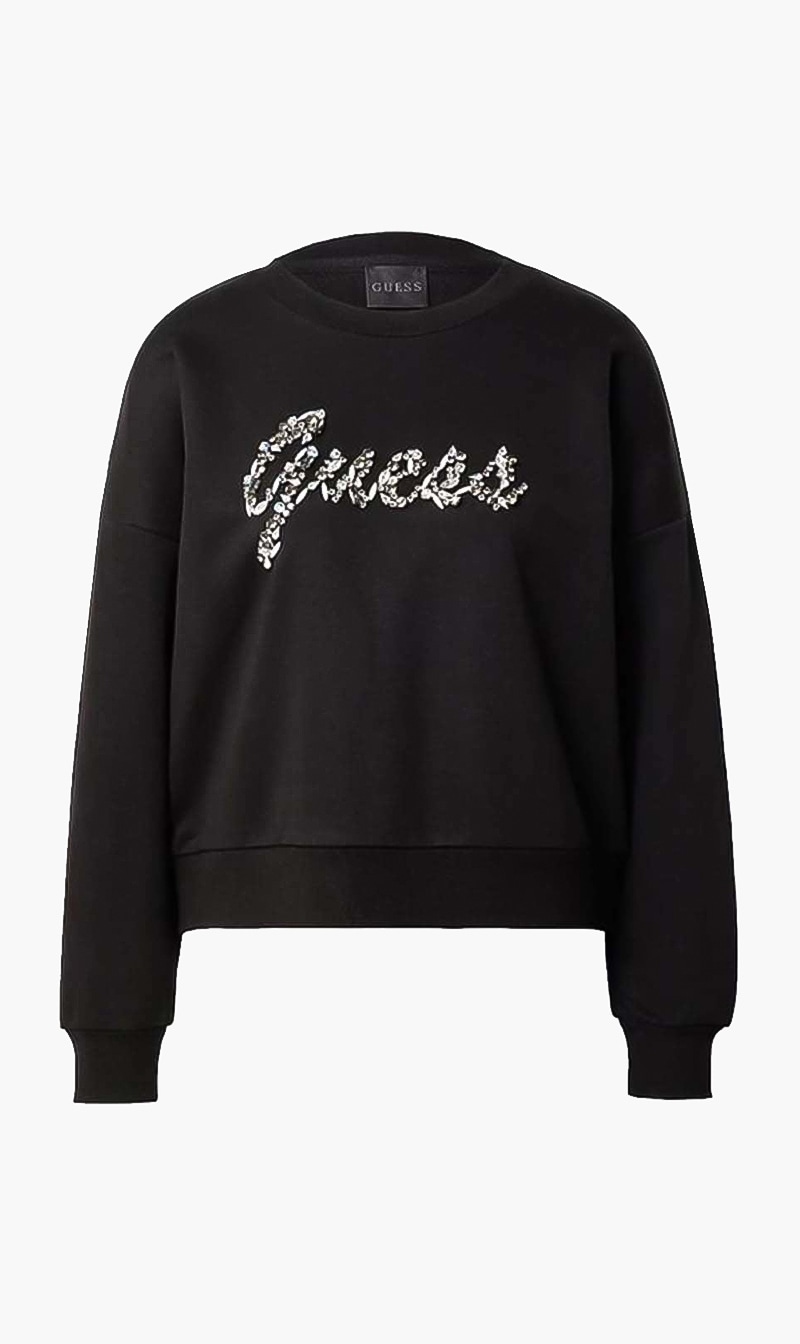 

Crystal Logo Sweatshirt, Black