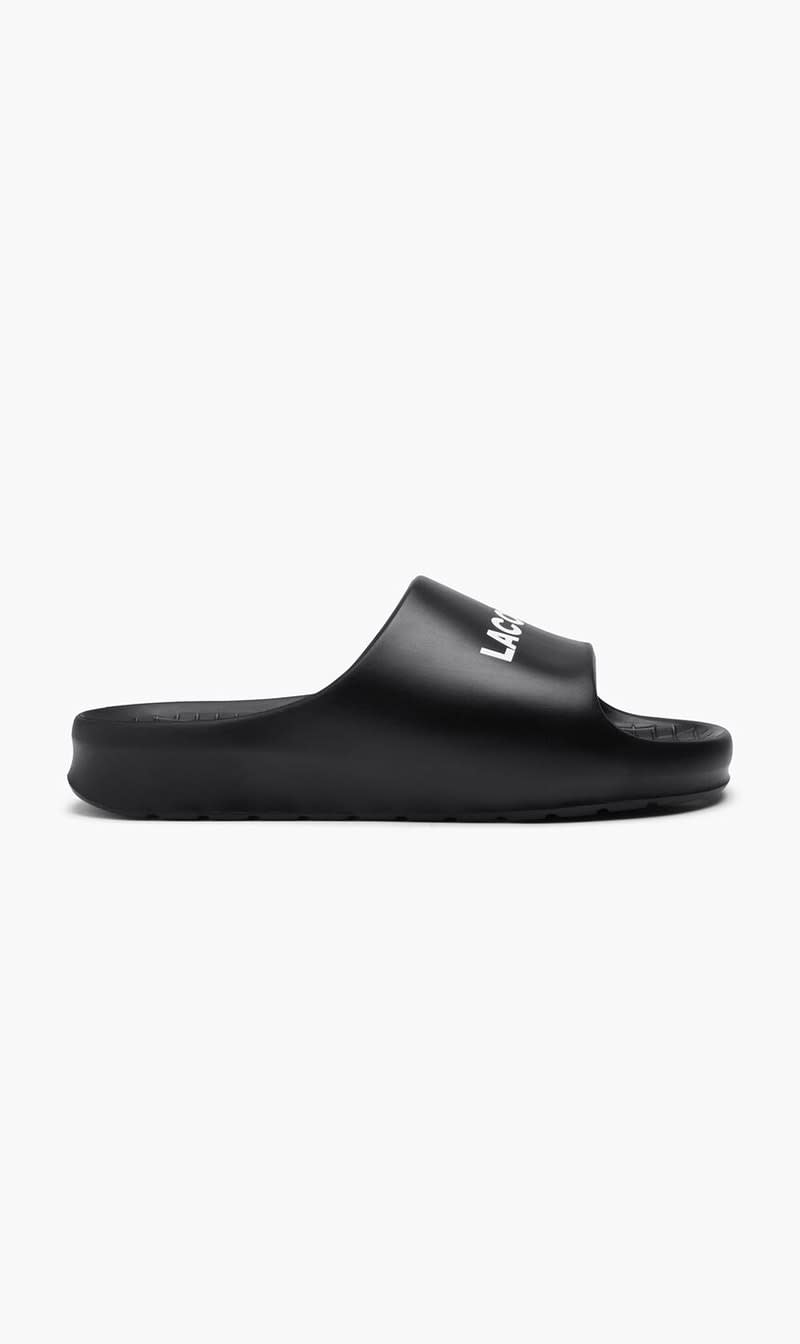 

Lacoste Black Serve Slide 2.0 for Women | The Deal Outlet