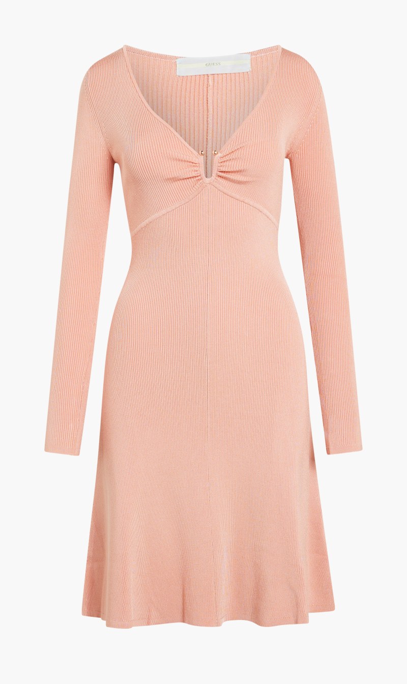 

Guess Pink Olivia Dress Sweater for Women | The Deal Outlet