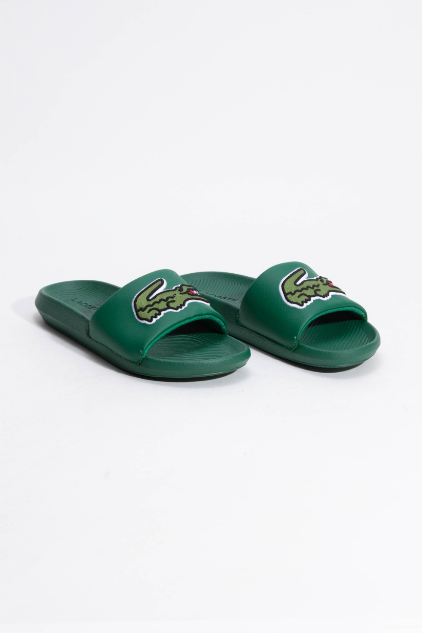 

Lacoste Croco Green Slides