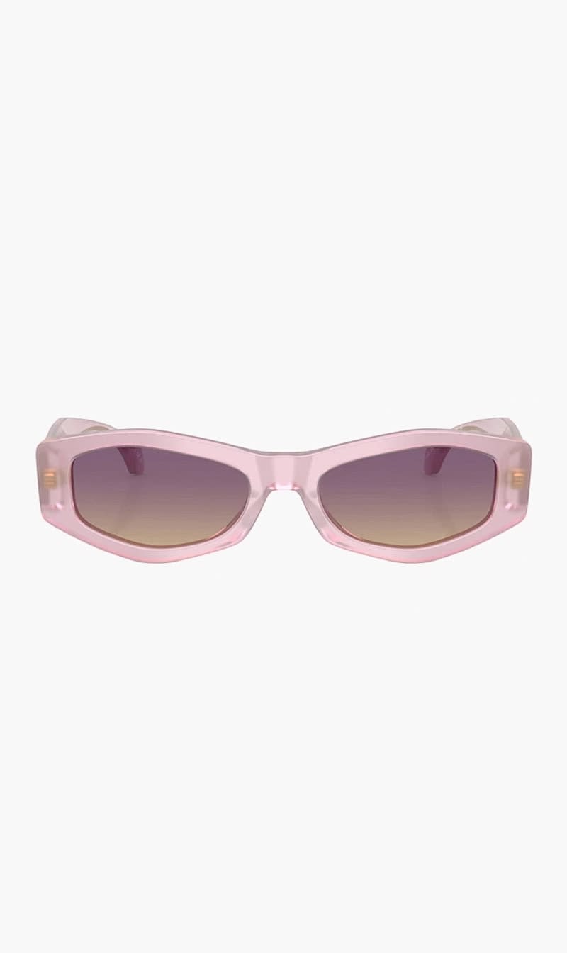 Pink Versace White Signature Sunglasses for Women