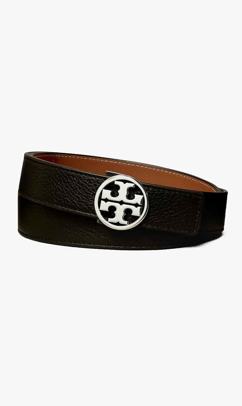 

Tory Burch Black 1 Miller Reversible Belt for Women | The Deal Outlet