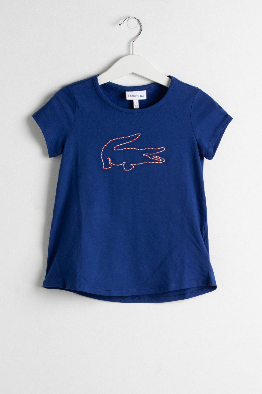 

Lacoste Crew Neck Crocodile Print Jersey T-shirt