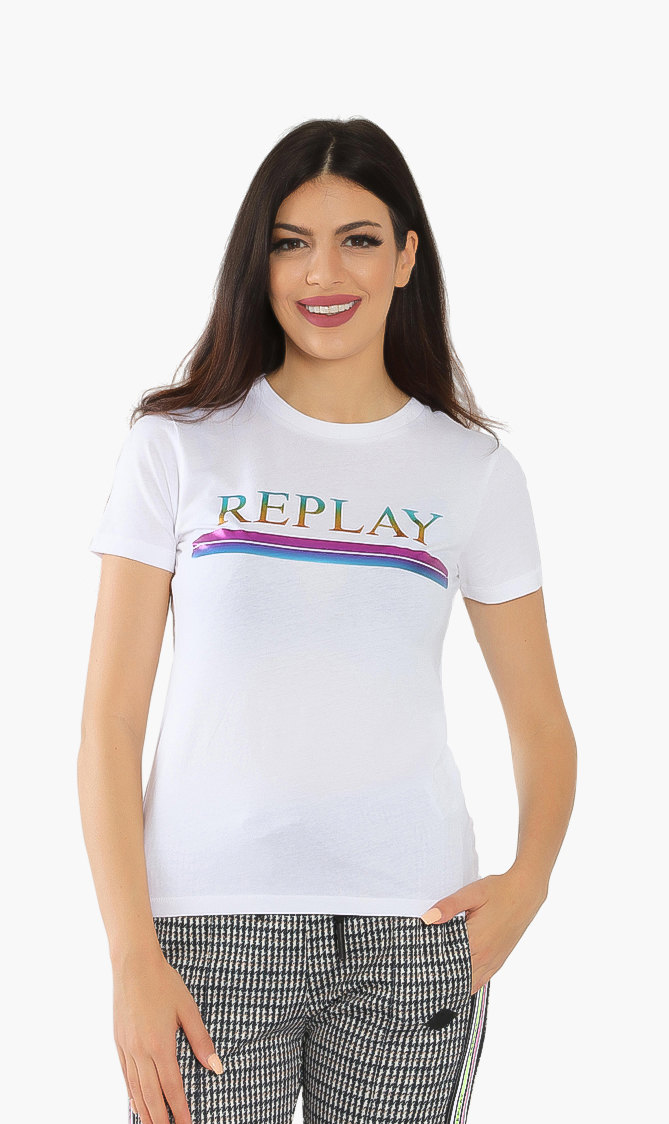 Logo Cotton T-shirt, White